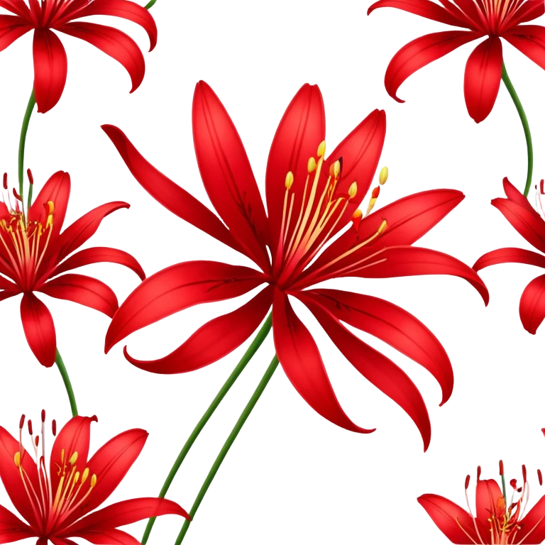 Red spider lily emoji
