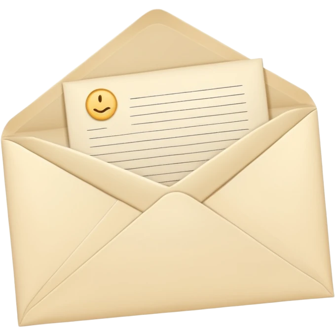 letter in an envelope emoji