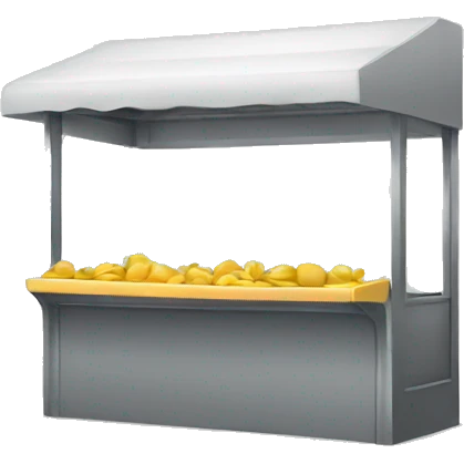 Empty fare stall emoji