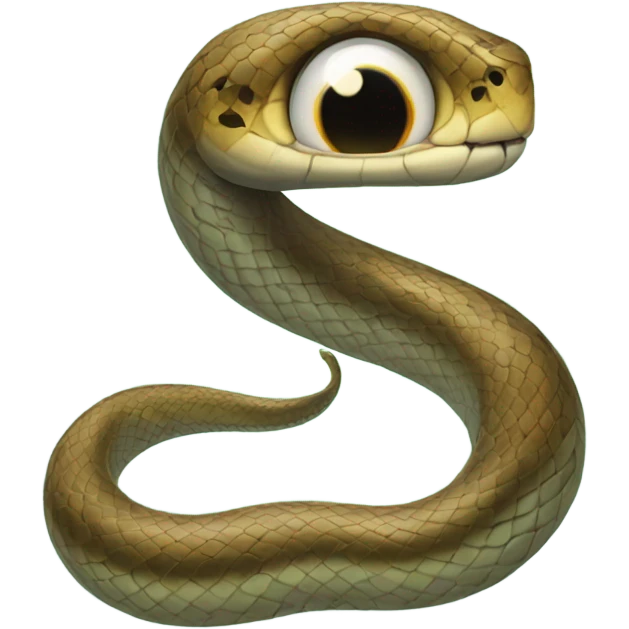 One eyed snake emoji