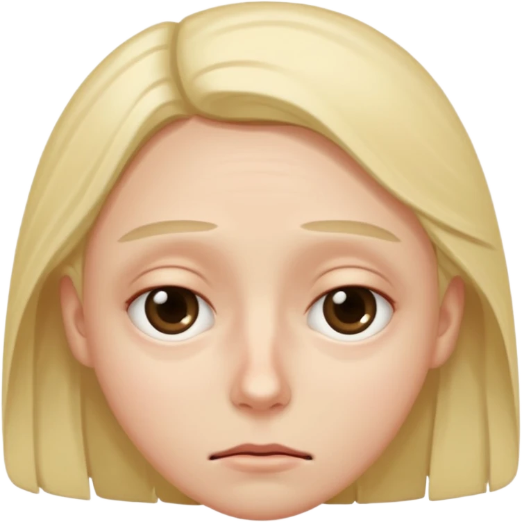 Exhausted emoji