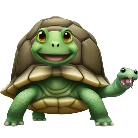 turtle with rat head emoji