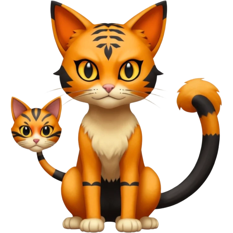 Meowth-Litten-Bastet-Fakémon-hybrid-creature (full body)  emoji