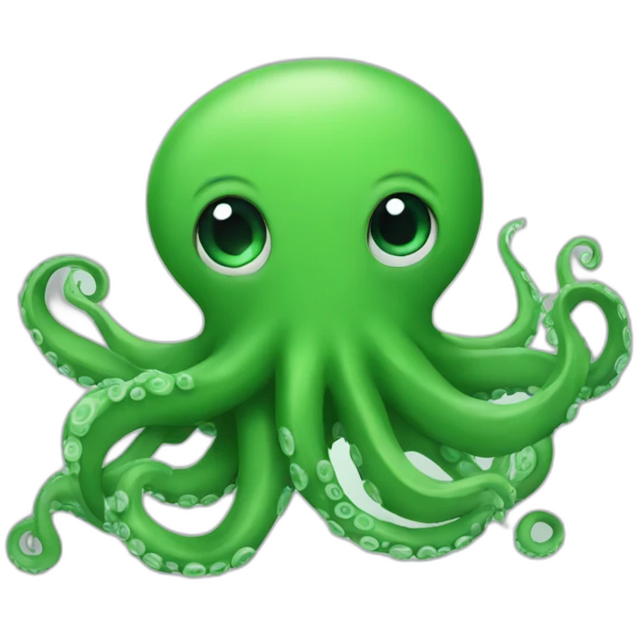 green octopus emoji