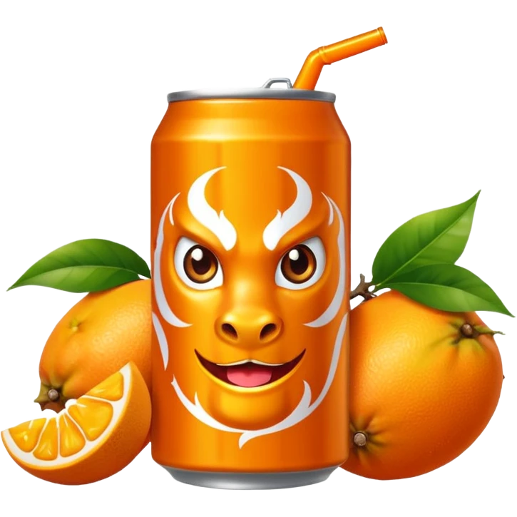 Création d’une canette de fanta saveur mangue fruit du dragon emoji