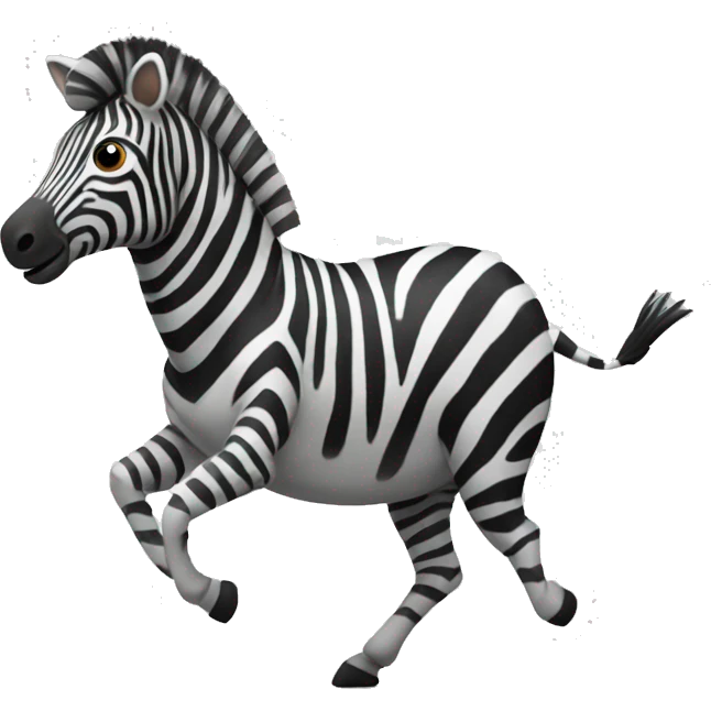 Zebra dancing emoji