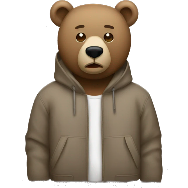 kanye bear emoji