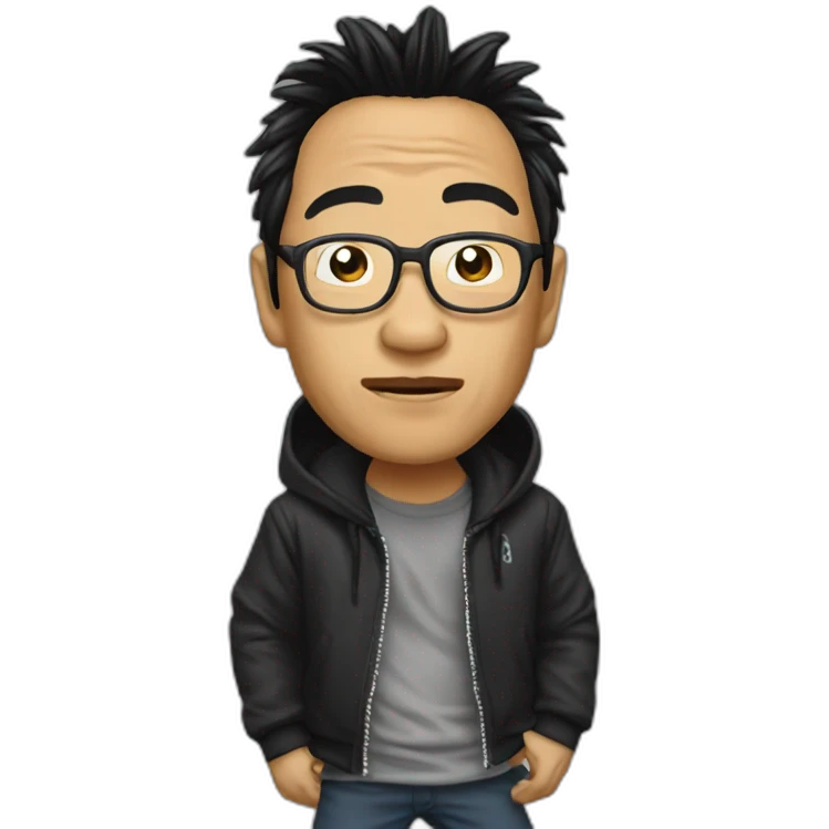 Jacky chan make rap emoji