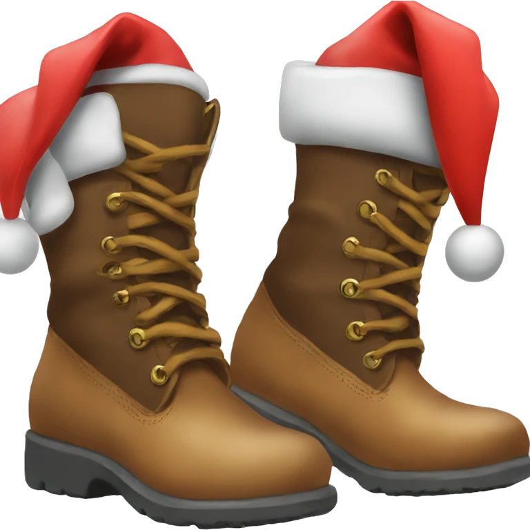 Xmas boots emoji
