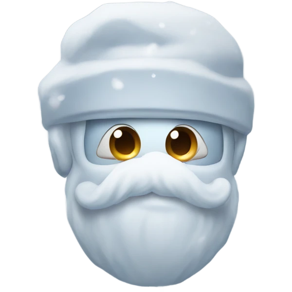 Snow emoji