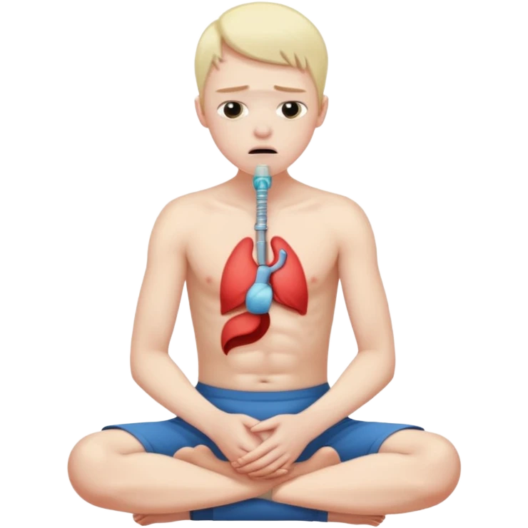 Suffering from a disease that makes strenuous exercise unsuitable emoji