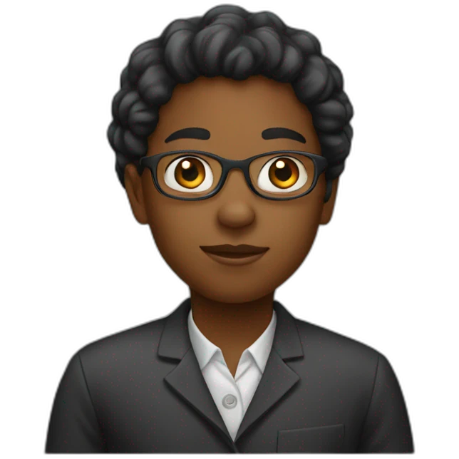 black early chilhood teacher emoji