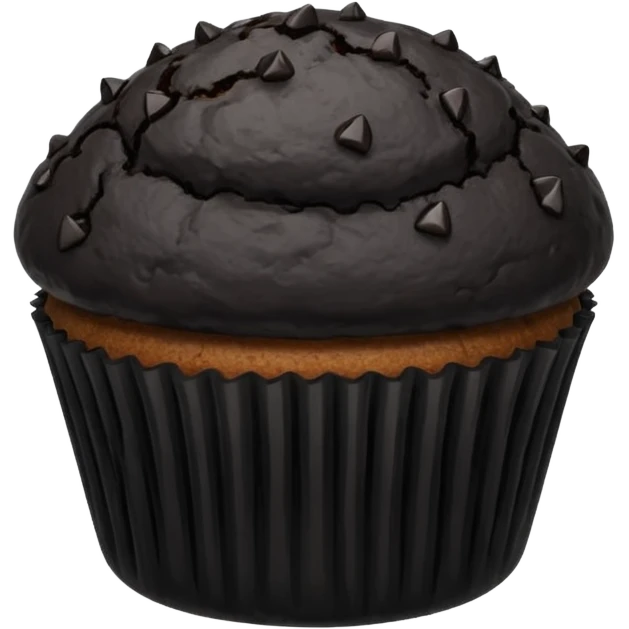 blakc muffin emoji
