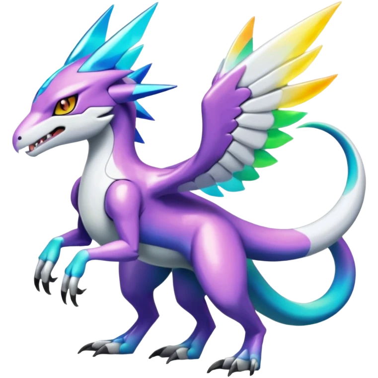 Meloetta-Latios-Wargreymon-Sergal-Pokémon-Digimon-Fakémon-fusion-hybrid-creature emoji