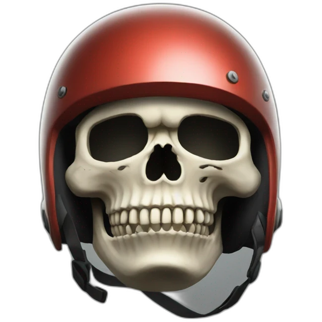 skull helmet emoji