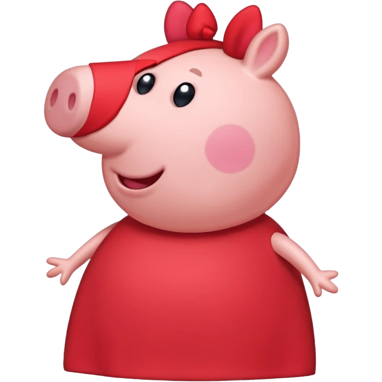 Peppa Pig de Lado emoji