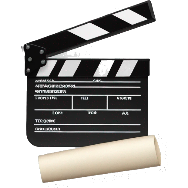 clapper board emoji