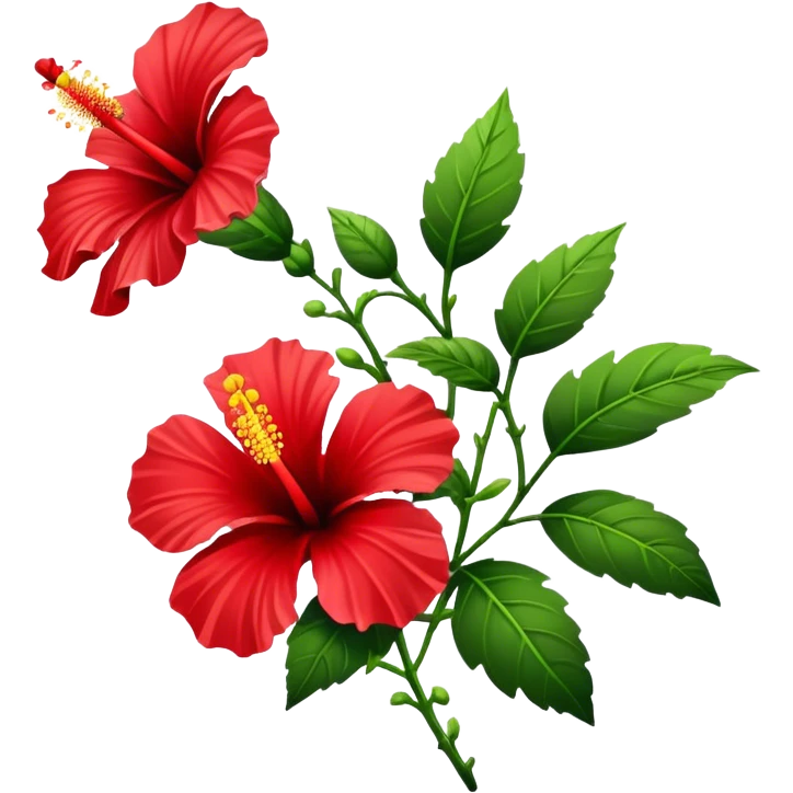 hibiscus  emoji