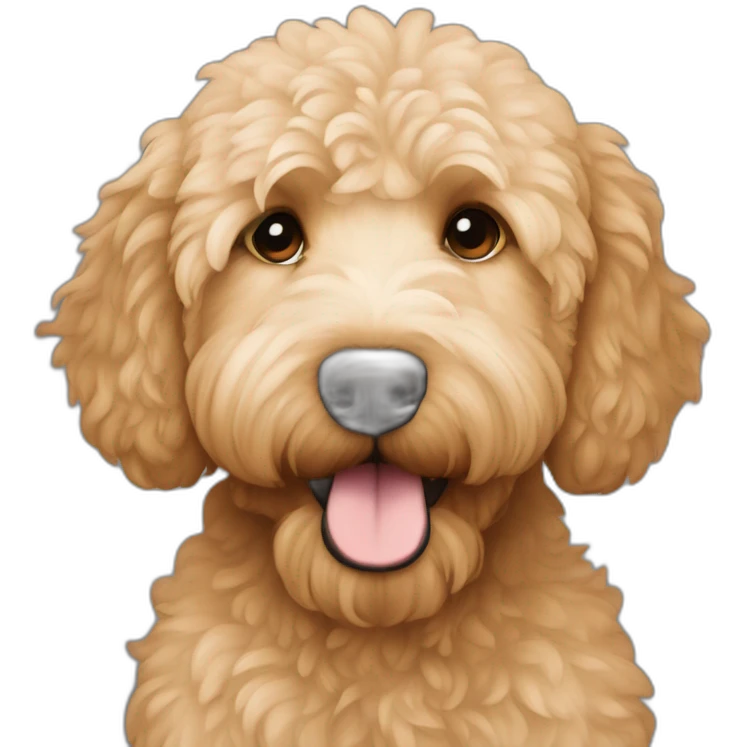apricot goldendoodle emoji