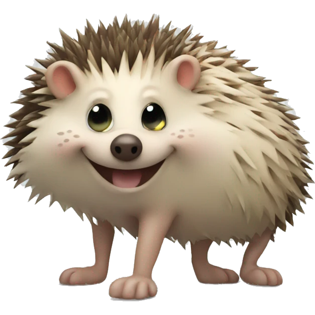 Sick hedgehog emoji