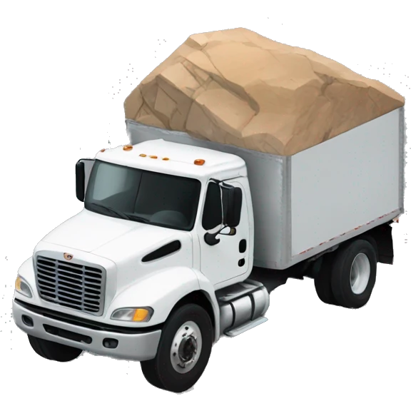 The rock sur un camion emoji