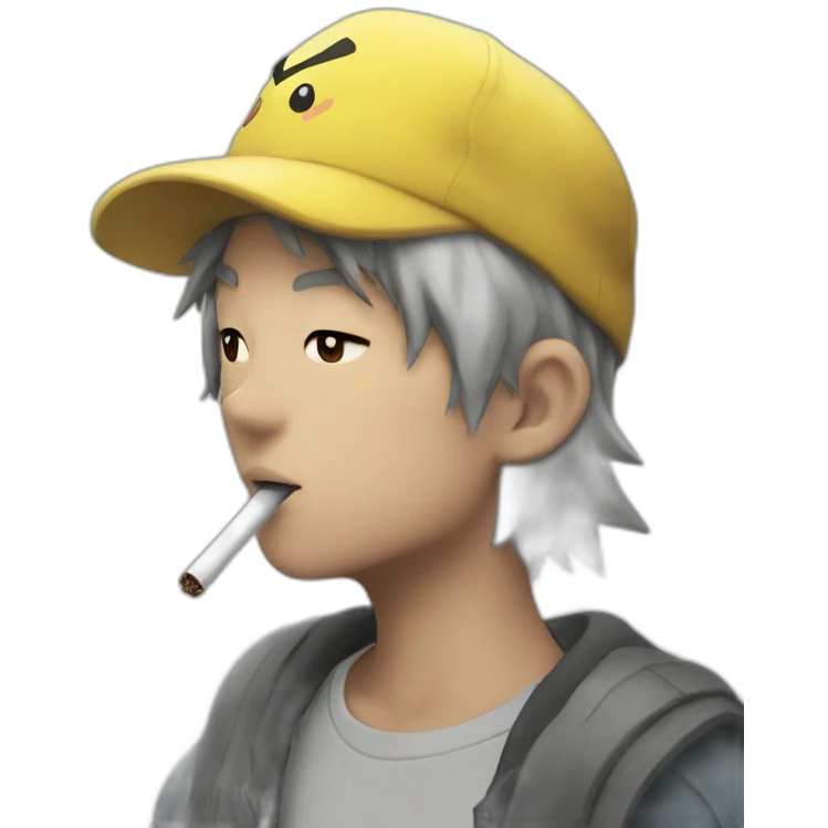 Pikachu smoke emoji