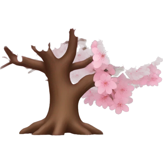 sakura tree emoji