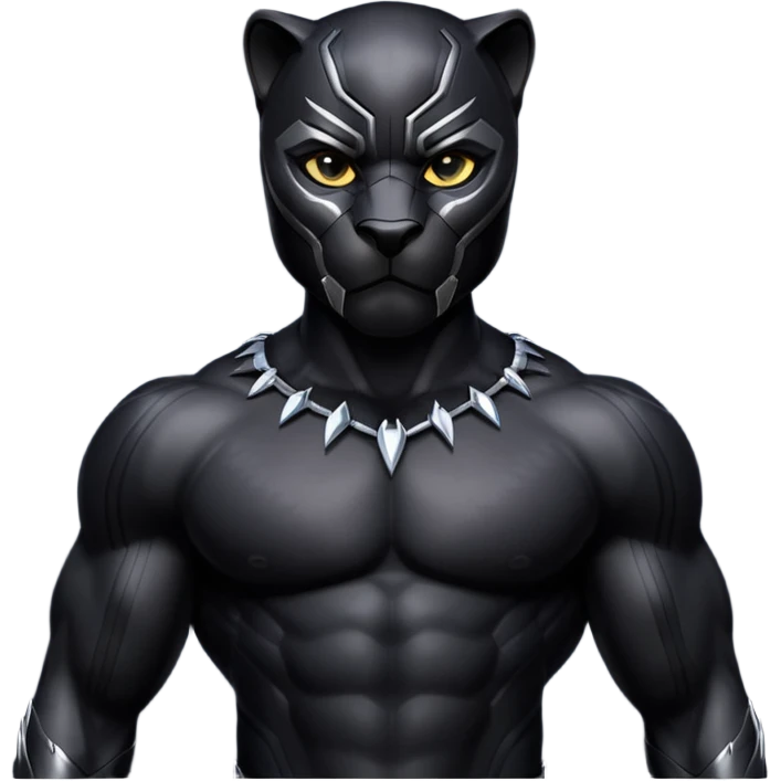 Black pantera emoji