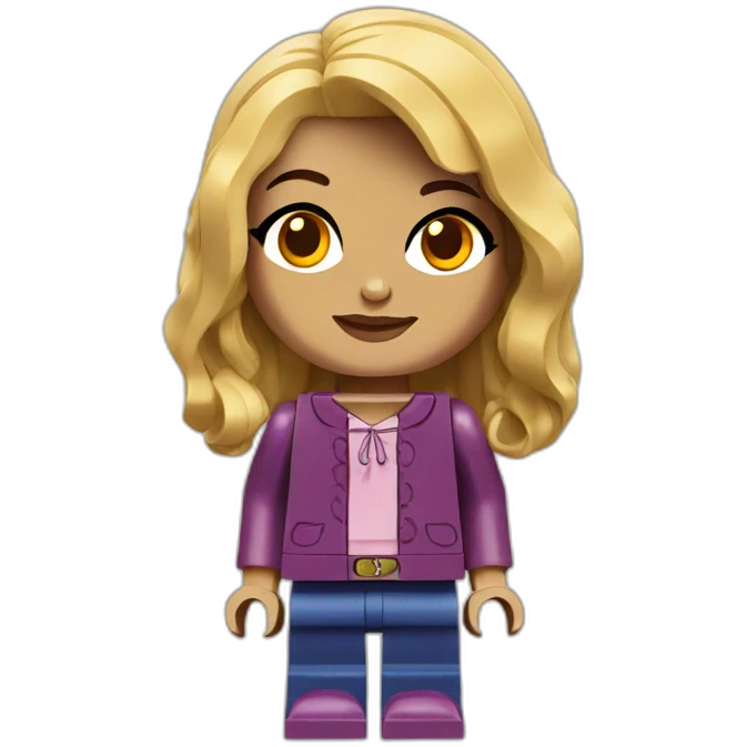 Lofi Girl in lego style emoji