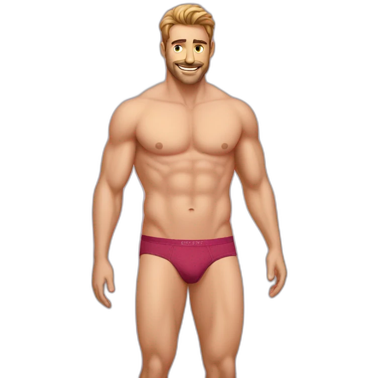 sexy man's underwear emoji