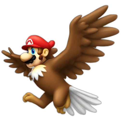 mario spread eagle emoji