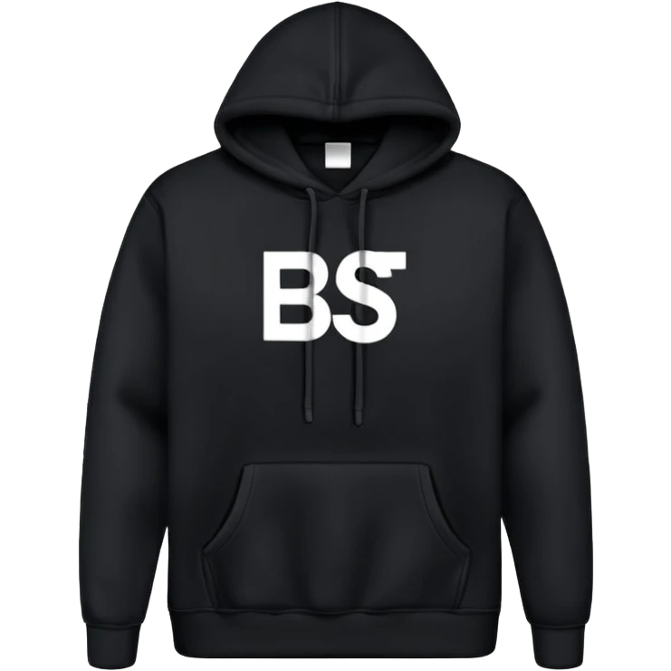 Add BST letters on hoodie emoji