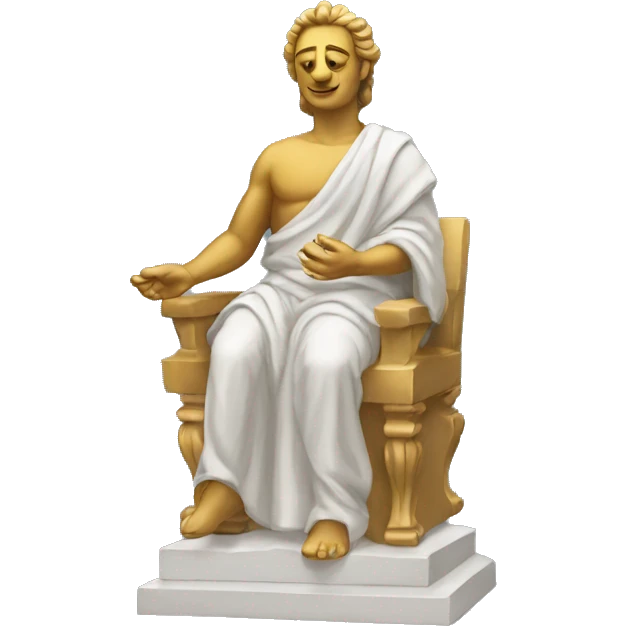 DIOS GRIEGO ESTATUA emoji