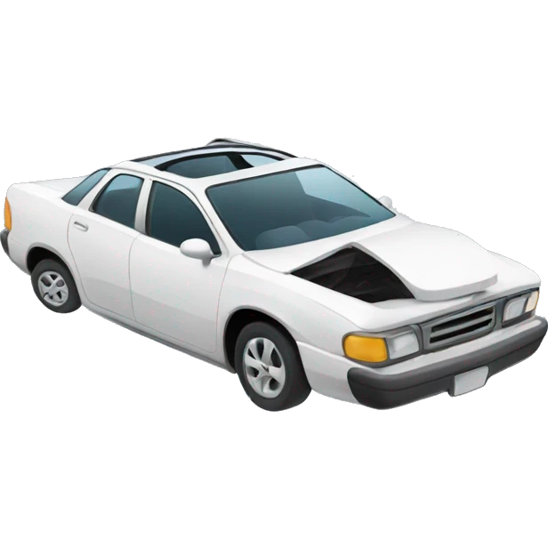 flipped car emoji
