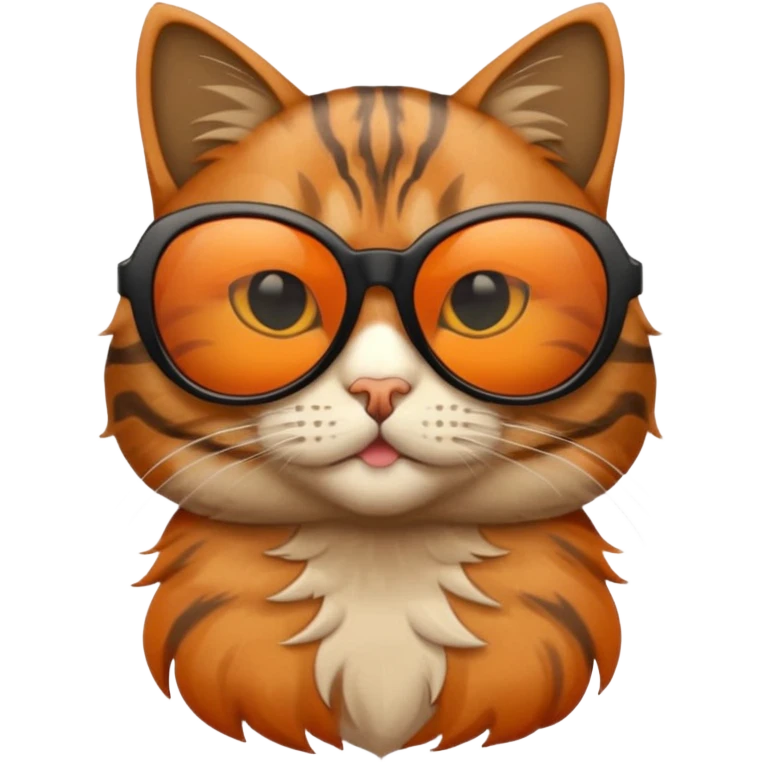 Cat wearing sunglasses emoji