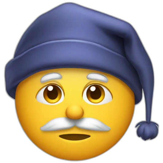 scrooge in sleeping cap emoji