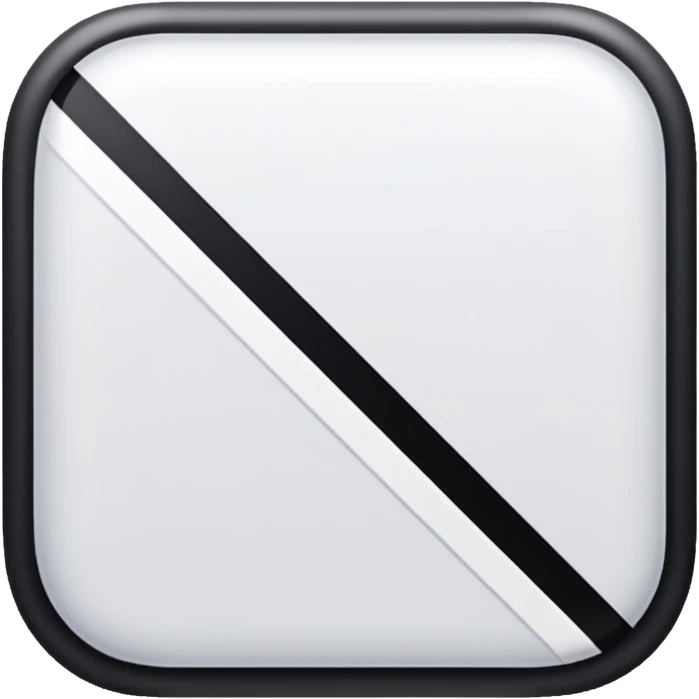 белая дорожка на черной полосе emoji