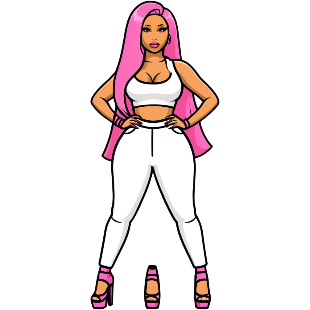Nicki Minaj fashion emoji