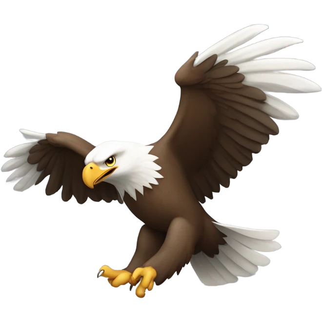 And Eagle going after an arrow head emoji