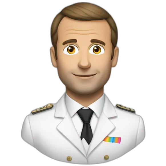 Macron lgbt emoji