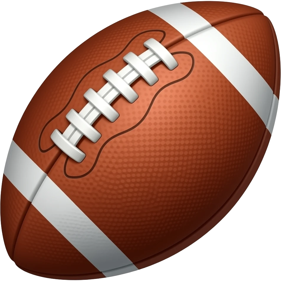 american football items emoji