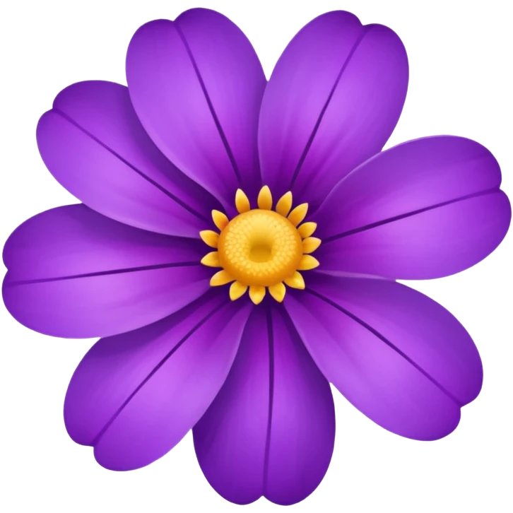 Purple flower emoji