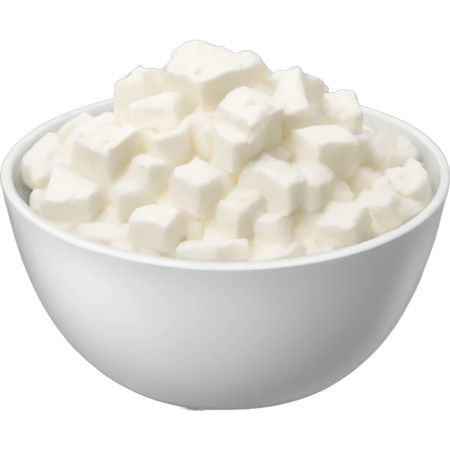 cottage cheese in a bowl emoji