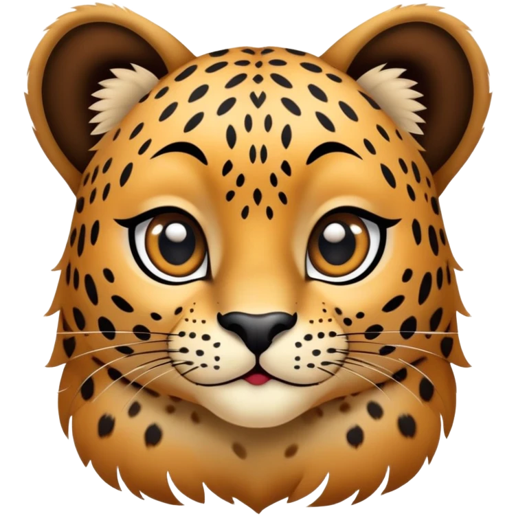 Leopardo coquette emoji