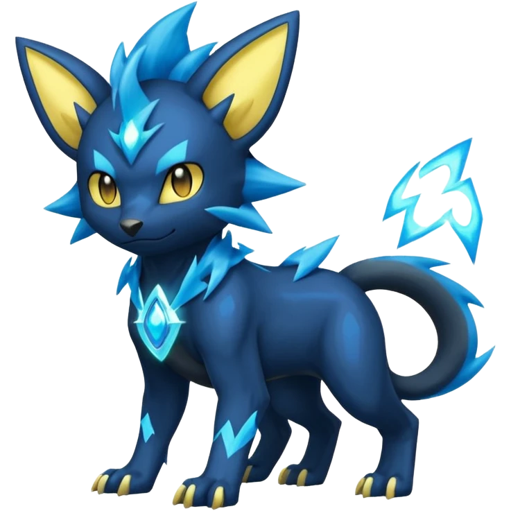Electric Tynamo-Manectric-Shinx-Luxray-Electrike-Pokémon-Fakémon-fusion emoji