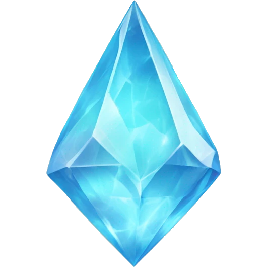 magic crystal pastel blue emoji