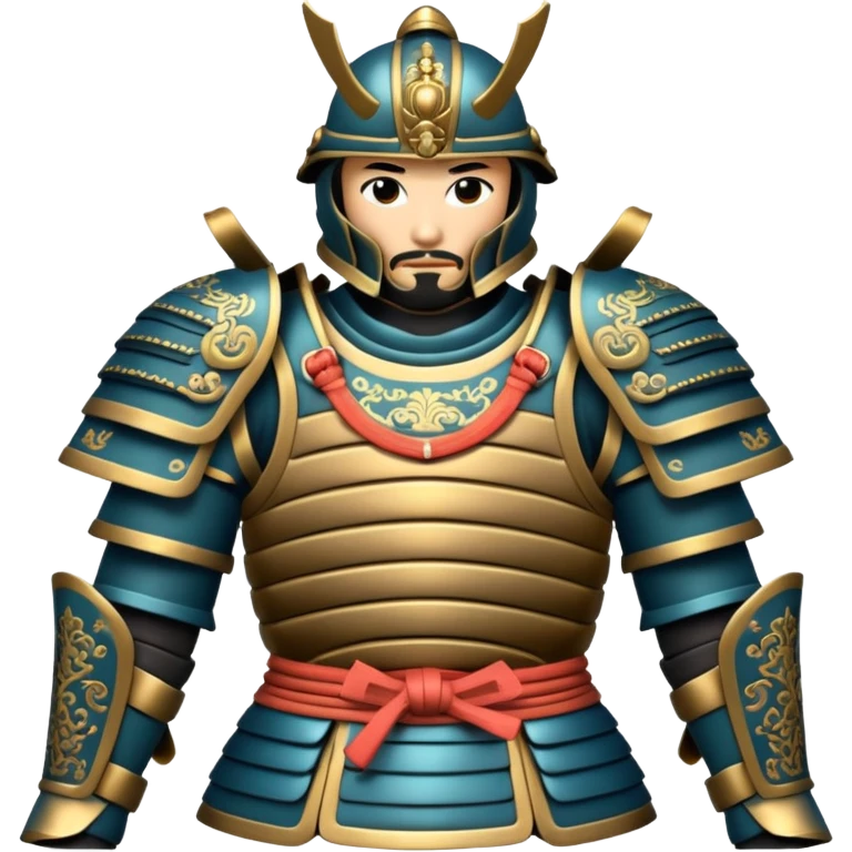 asia samurai armor without a person emoji