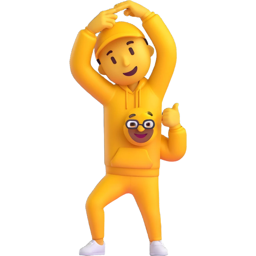 League of Legends champion dabbing 3D emoji style emoji