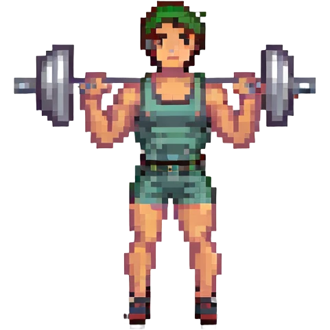 man holding a barbell emoji