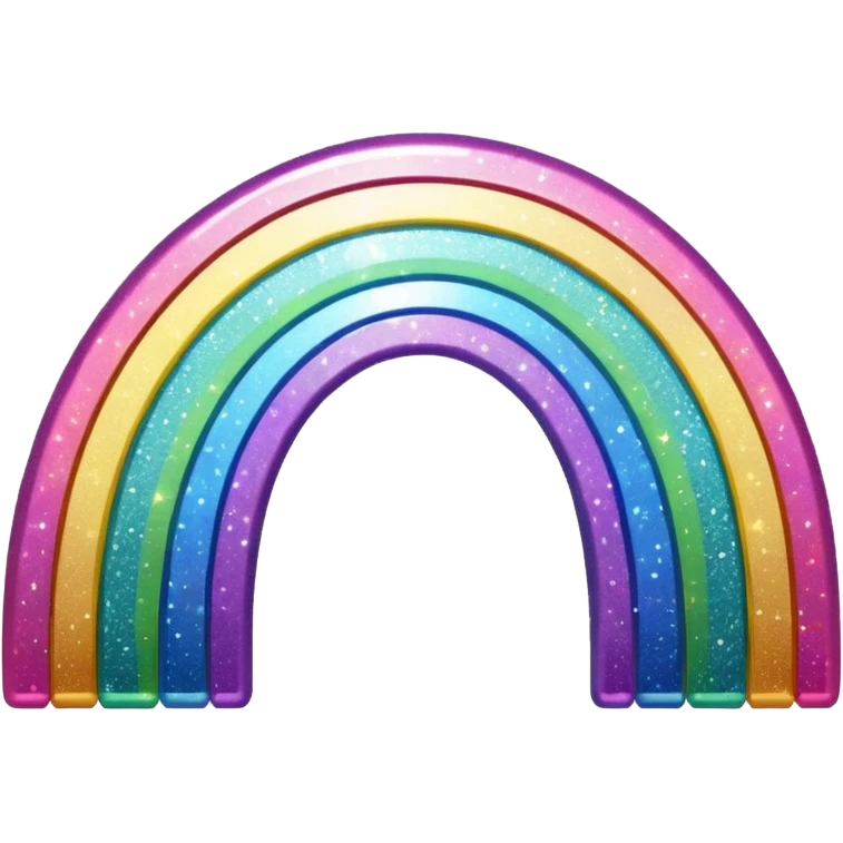 Glitzerregenbogen emoji